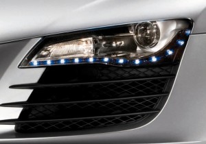 Автомобильные светодиодные фары ближнего и дальнего света от Audi
