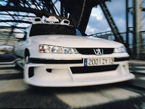 Герои французского фильма «Такси» - Peugeot 406