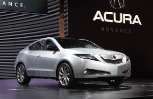 Технические характеристики автомобиля Acura ZDX, цена на 2011 год